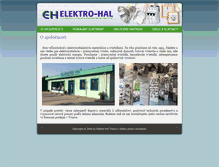 Tablet Screenshot of elektrohal.sk
